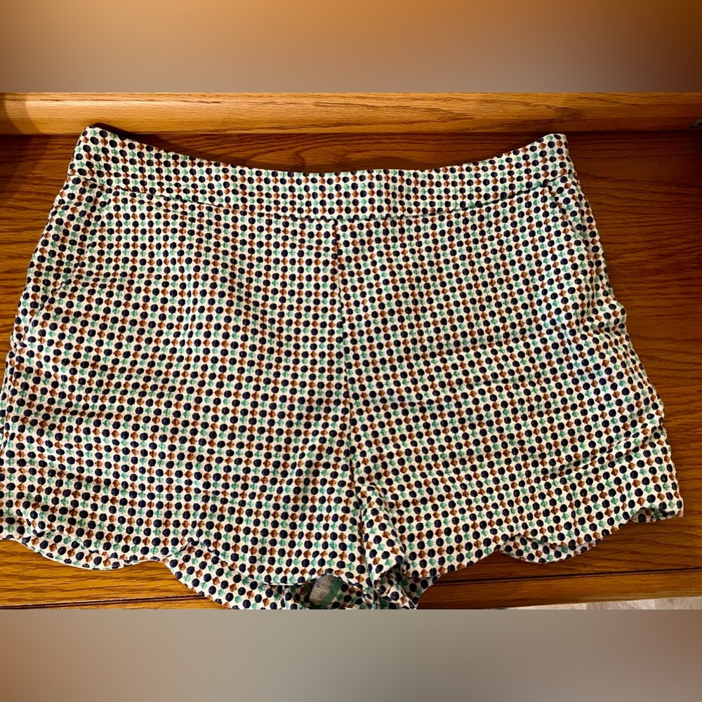 Anthropologie Scalloped Hem Shorts